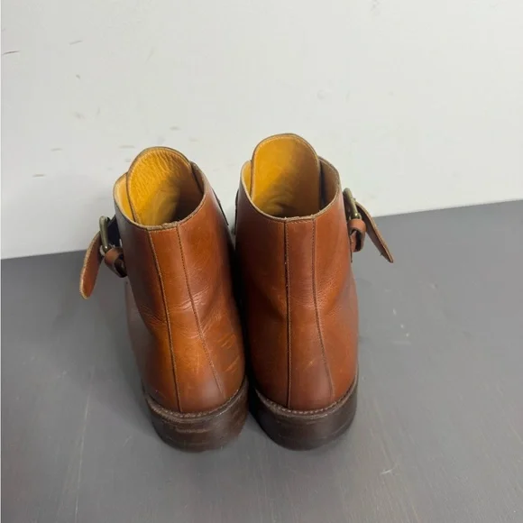 Polo Ralph Lauren Ankle Boots Men’s size 10D Brown Leather - Picture 8 of 9